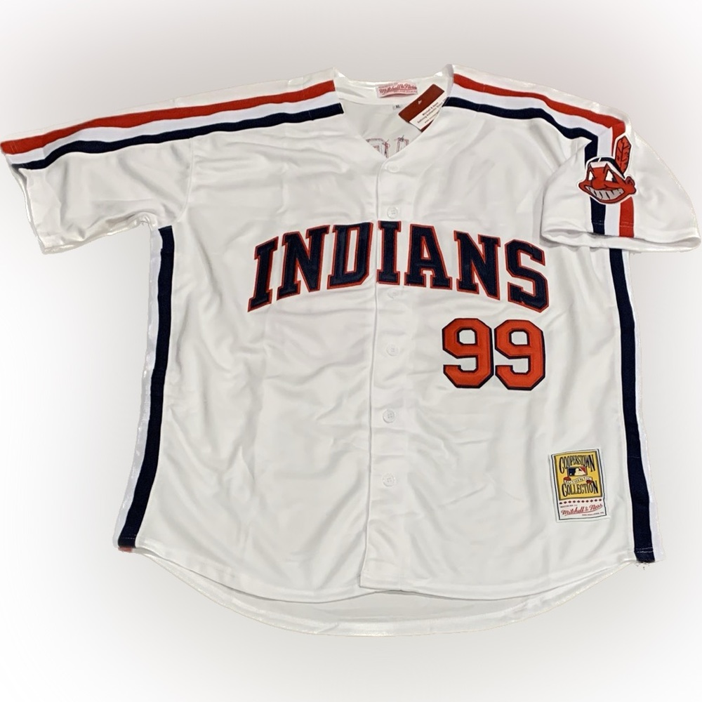 Rick Vaughn Cleveland Indians Jersey Mens XL NWT MAJOR LEAGUE MOVIE Wild Thing